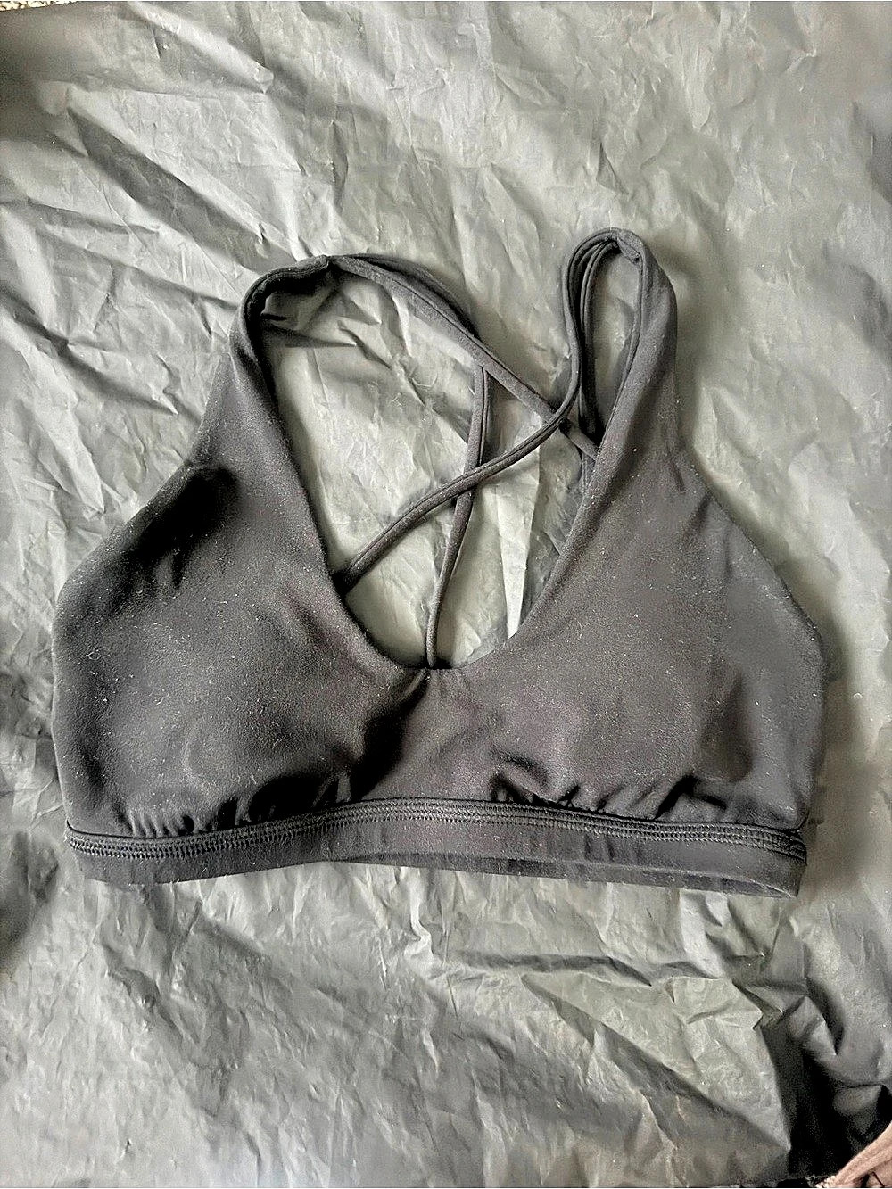 lululemon Free to Be Wild Bra Gray Sports Bra